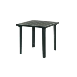Tavolo da giardino Weekend in polipropilene 80 x 80 x H 72 cm verde