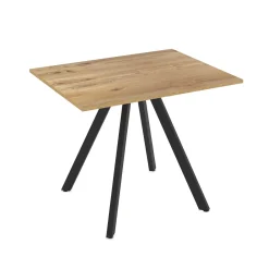 Tavolo da pranzo fisso Lucas rovere 90x70x75 cm