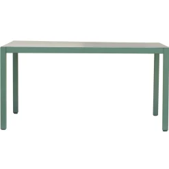 Tavolo e sedie da giardino in polywood verde 4 posti