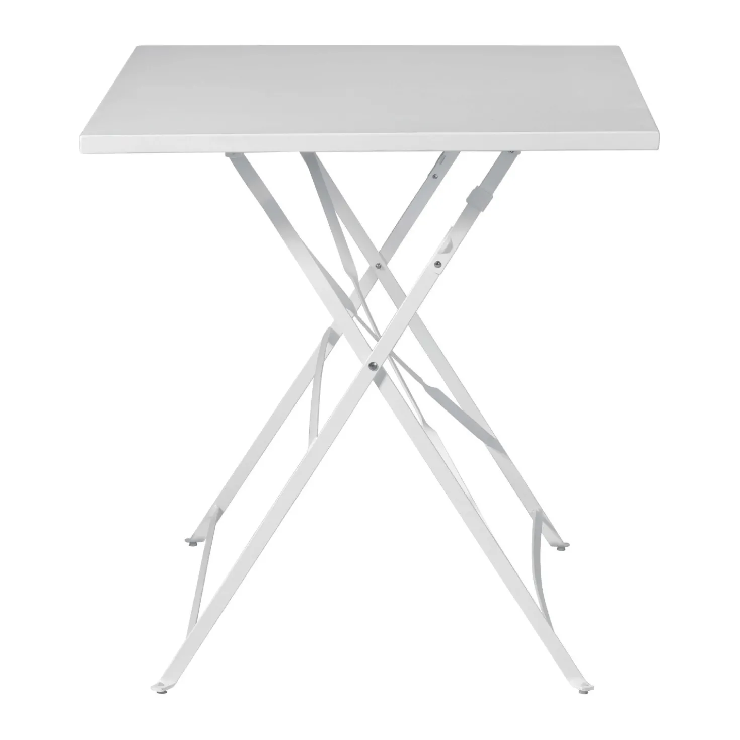 Tavolo pieghevole da giardino Bistrò in ferro avorio 110x70 cm