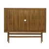 Tavolo pieghevole da giardino in acacia 120x70x76 cm