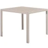 Tavolo quadrato da giardino Linea Tenerife effetto legno 78 x 78 x H 74 cm