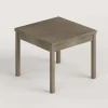 Tavolo raddoppiabile Firenze argilla 90x90x77 cm