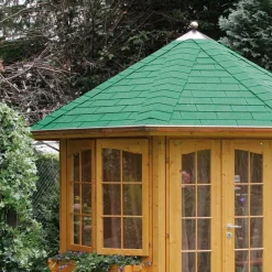 Tegole canadesi rettangolari Onduline verdi 2,32 m²