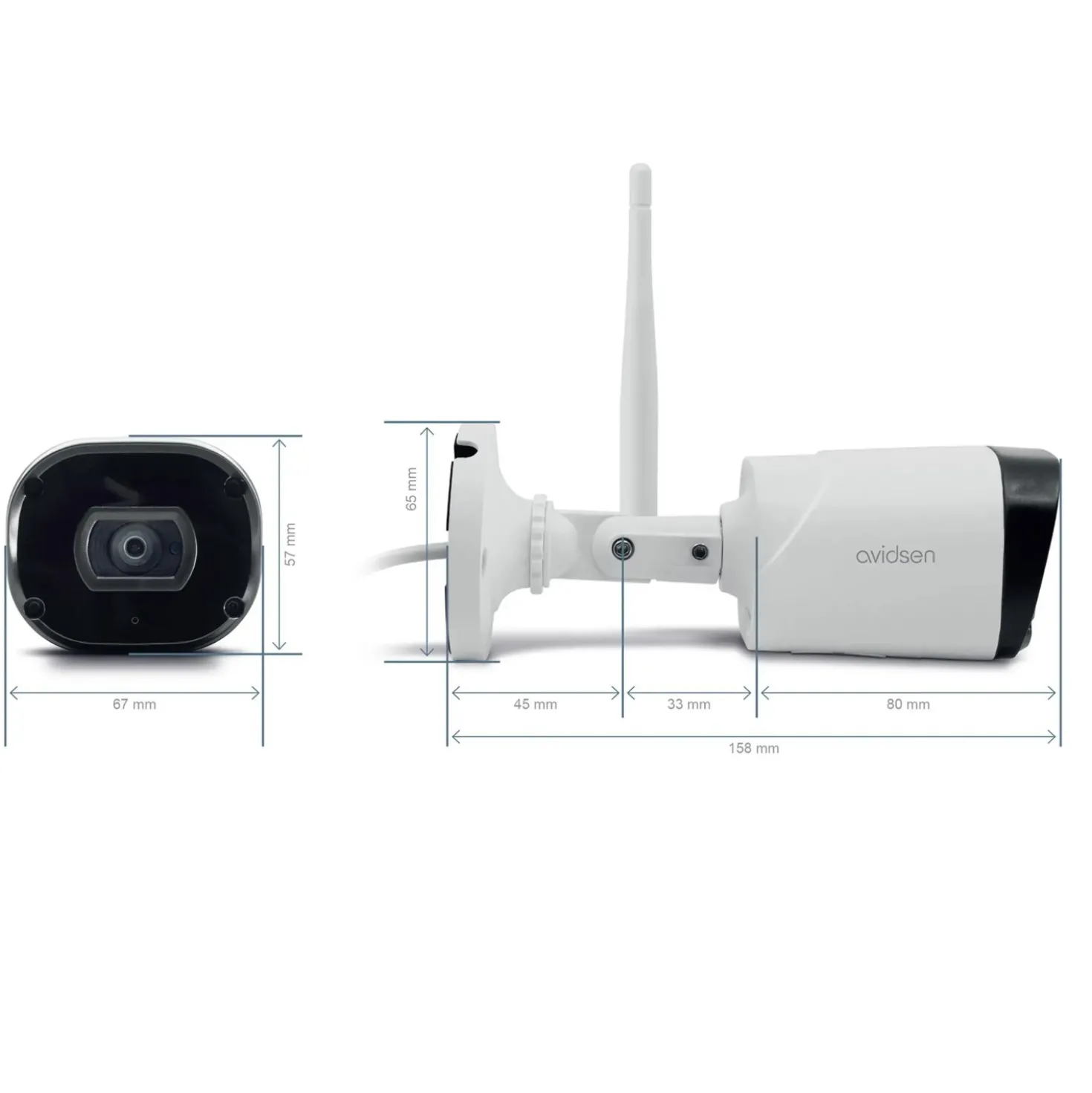 Telecamera da esterno Bullet Wi-Fi Smart Home IP 1080p HomeCam WR Avidsen