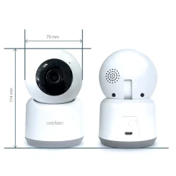 Telecamera Wi-Fi da interno motorizzata Avidsen HomeCam 3 2Mp