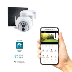 Telecamera wifi esterno 2K con pannello solare HomeCam Battery PTZ motorizzata