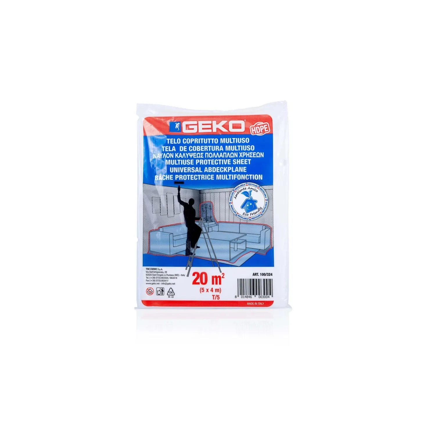 Telo copertura HDPE 20 m² 95-105 gr