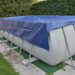 Telo occhiellato multiuso Tenax Cover All in polietilene 3x5 m verde-blu