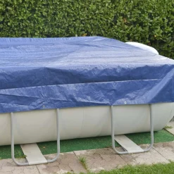 Telo occhiellato multiuso Tenax Cover All in polietilene 3x5 m verde-blu