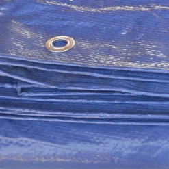 Telo occhiellato multiuso Tenax Cover All in polietilene 3x5 m verde-blu