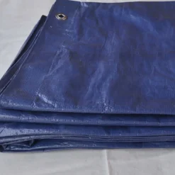 Telo occhiellato multiuso Tenax Cover All in polietilene 3x5 m verde-blu