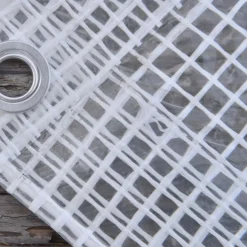 Telo occhiellato retinato Tenax Cover All polietilene 3x4 m bianco-trasparente