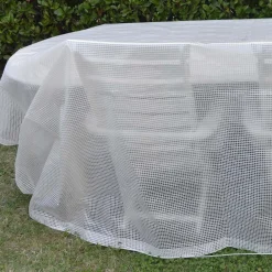 Telo occhiellato retinato Tenax Cover All polietilene 3x4 m bianco-trasparente
