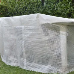 Telo occhiellato retinato Tenax Cover All polietilene 2x3 m bianco-trasparente