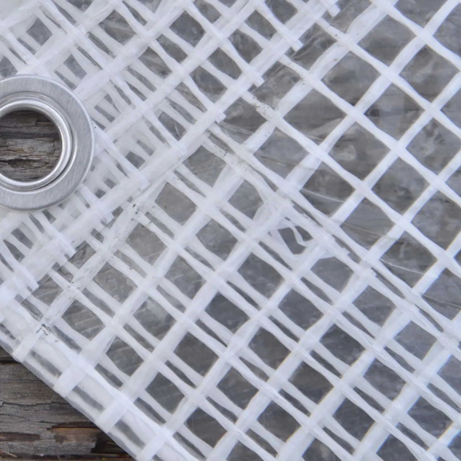 Telo occhiellato retinato Tenax Cover All polietilene 2x3 m bianco-trasparente