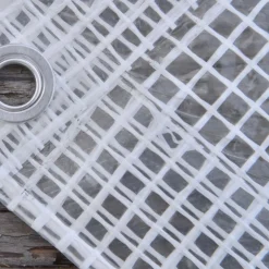 Telo occhiellato retinato Tenax Cover All polietilene 4x6 m bianco-trasparente