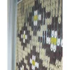 Tenda a piastrine disegno "B" fiori 100 x 220 cm