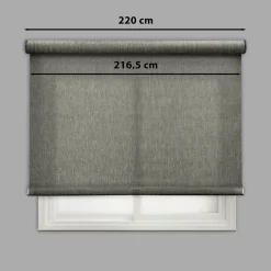 Tenda a rullo Berlin filtrante 220x250 cm oliva