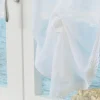 Tenda a vetro AllegraL 60 x H 150 cm bianco