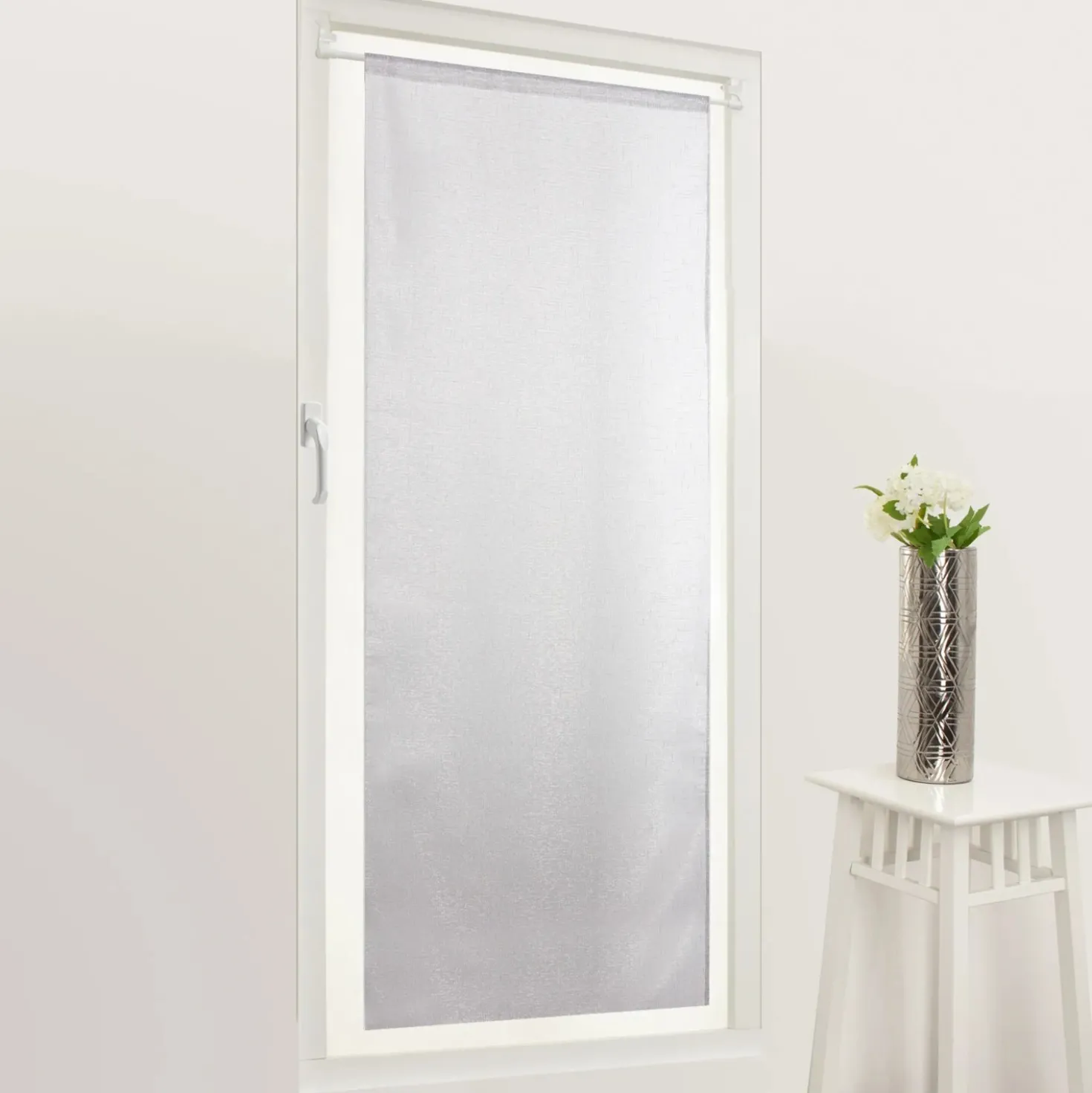 Tenda a vetro Elaura L 90x H 240 cm grigio