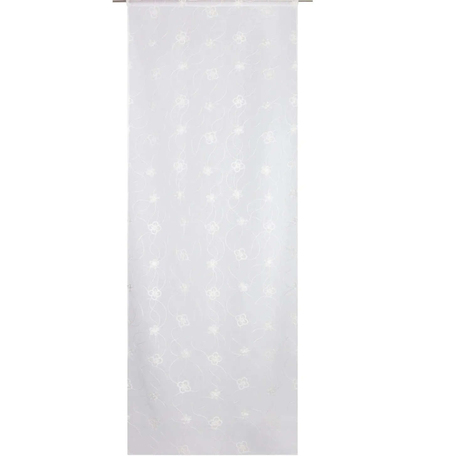 Tenda a vetro Florine L 90 x H 240 cm bianco