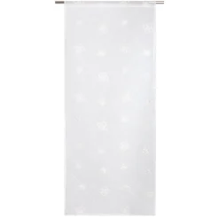 Tenda a vetro Florine L 60 x H 150 cm bianco