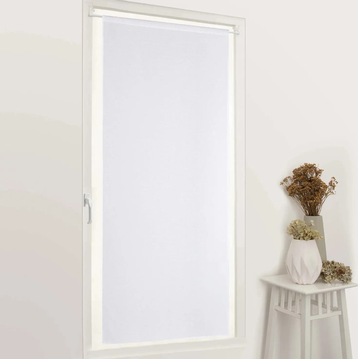Tenda a vetro Lim-Home L 60 x H 150 cm bianco