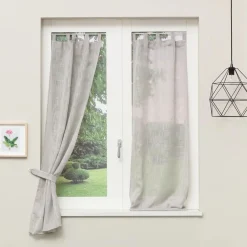 Tenda a vetro Lione L 45 x 150 cm grigio