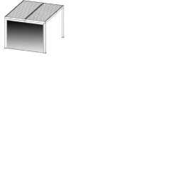 Tenda accessoria per pergola bioclimatica 2430 e 3630 antracite