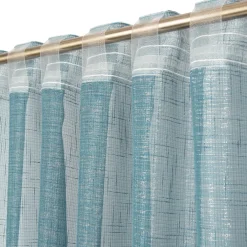 Tenda arredo Elaura L 140 x H 280 cm blu petrolio