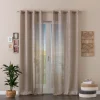 Tenda arredo Glitter L 140 x H 280 cm tortora