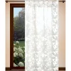 Tenda arredo Kyoto stampa floreale L 150 x H 300 cm bianco