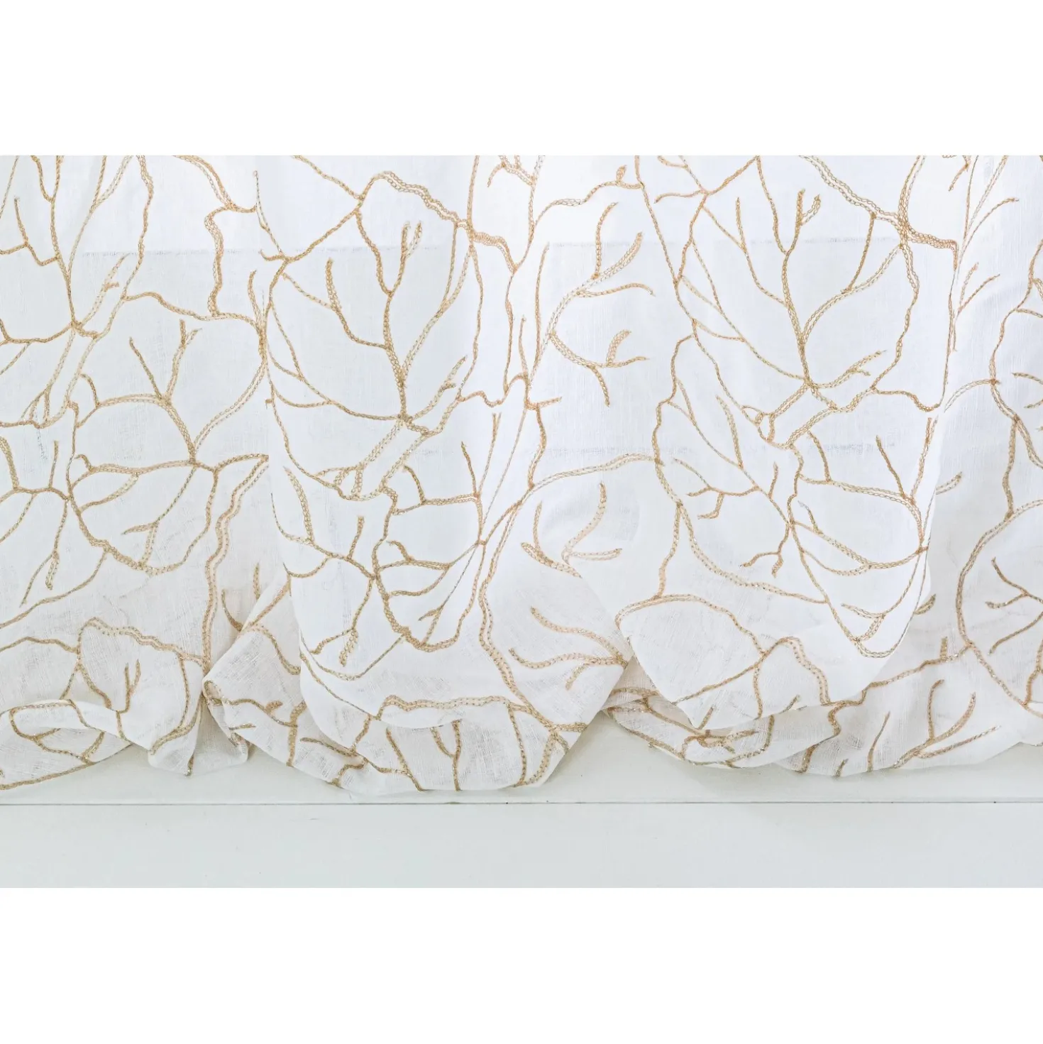 Tenda arredo Leaves L 140 x H 290 cm oro