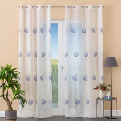 Tenda arredo Tulipan L 140 x H 280 cm blu