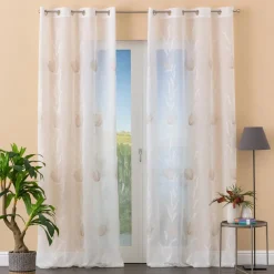 Tenda arredo Tulipan L 140 x H 280 cm tortora