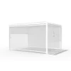 Tenda avvolgibile Calicantus Screen bianco in textilene grigio 4 m