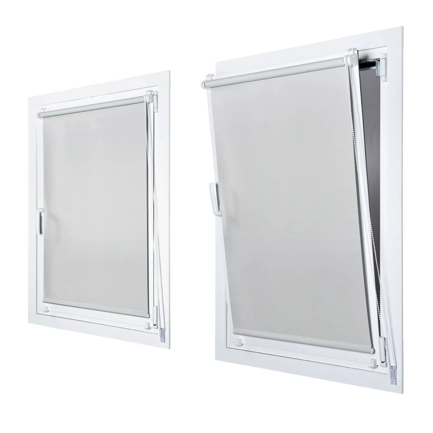 Tenda Clip & Fix colore avorio 45x180 cm