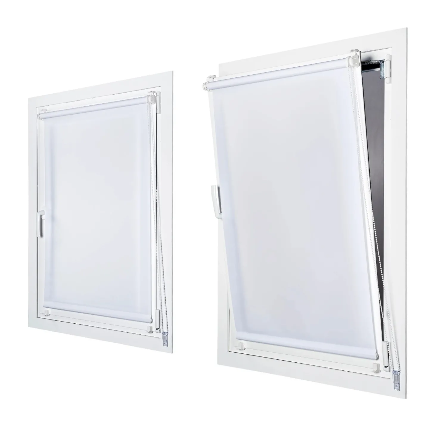 Tenda Clip & Fix colore neve 75x180 cm