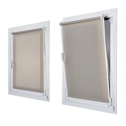 Tenda Clip & Fix colore sabbia 75x180 cm