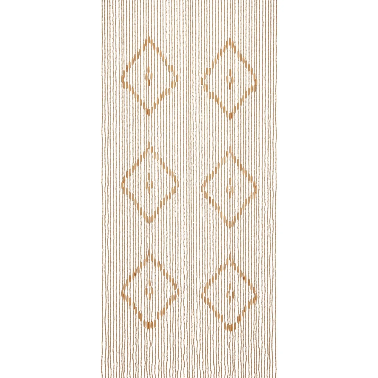 Tenda da esterno in legno 100x220 cm marrone chiaro