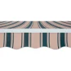 Tenda da sole a bracci articolati 295x200 cm beige/verde