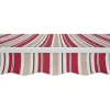 Tenda da sole a bracci articolati 295x200 cm beige/bordeaux