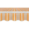 Tenda da sole a braccio reclinabile 295x200 cm beige/giallo
