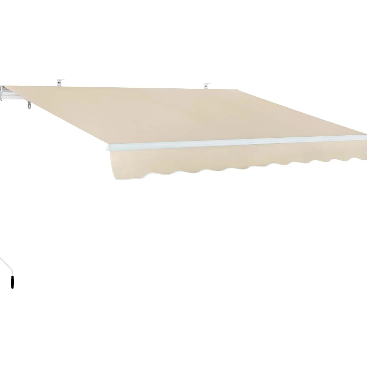 Tenda da sole a braccio reclinabile 395x250 cm beige