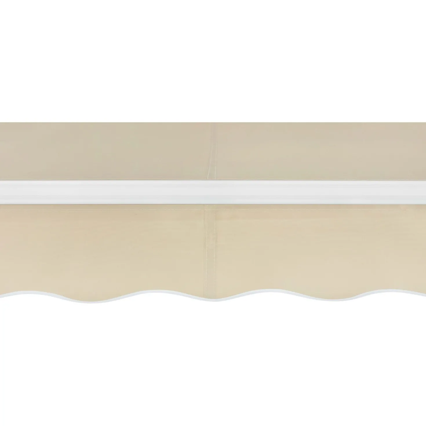 Tenda da sole a caduta con braccetti 295x245 cm beige