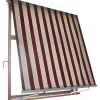 Tenda da sole a caduta con braccetti Milos 100x250 cm beige-bordeaux