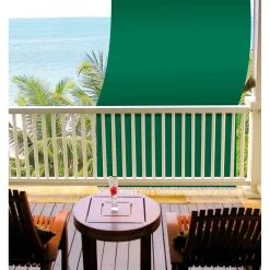 Tenda da sole a caduta verticale Dakar cotone 150 cm x 350 cm verde