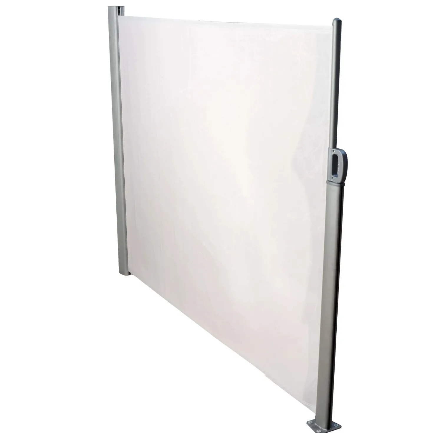 Tenda da sole laterale in tessuto 300x140 cm grigio