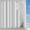 Tenda doccia Neve in tessuto 240x200 cm bianco